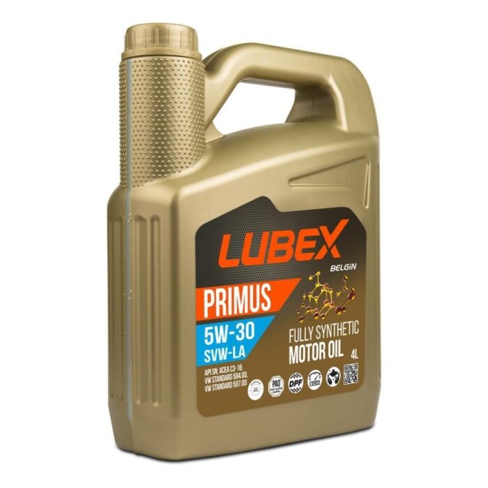 Lubex Primus SVW-LA 5W30 4 Lt Tam Sentetik Motor Yağı - Görsel 1