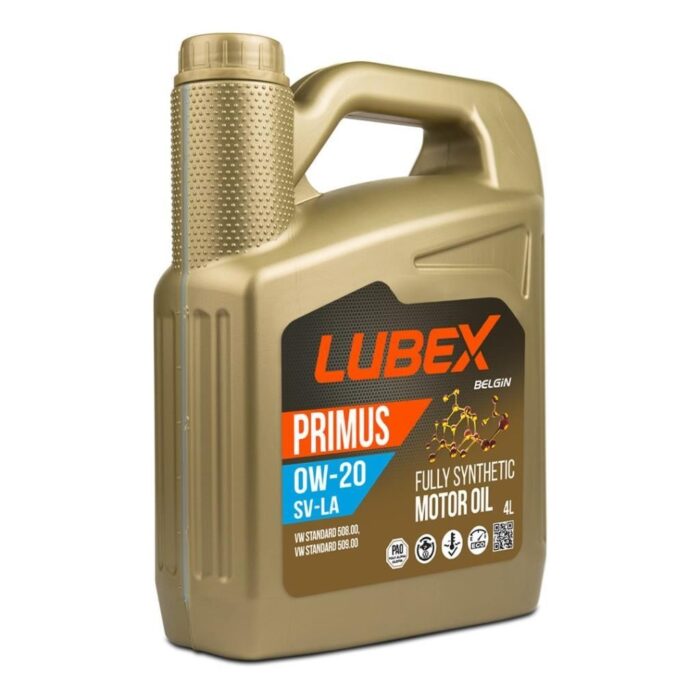 Lubex Primus VW-LA 0W20 4 Lt Tam Sentetik Motor Yağı - Görsel 1