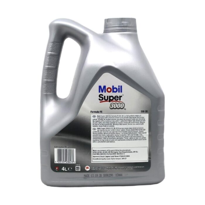 Mobil Super 3000 Formula FE 5W30 4 Lt Tam Sentetik Motor Yağı - Görsel 4