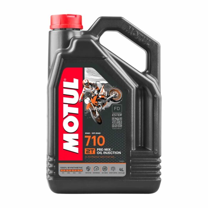 Motul 710 2T 4 Lt 2 Zamanlı Motosiklet Yağı - Görsel 1