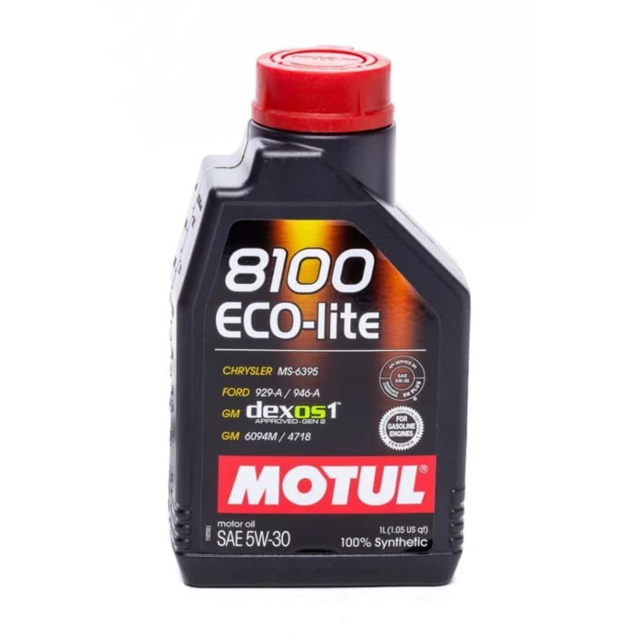 Motul 8100 Eco-Lite 5W30 1 Lt Tam Sentetik Motor Yağı - Görsel 1
