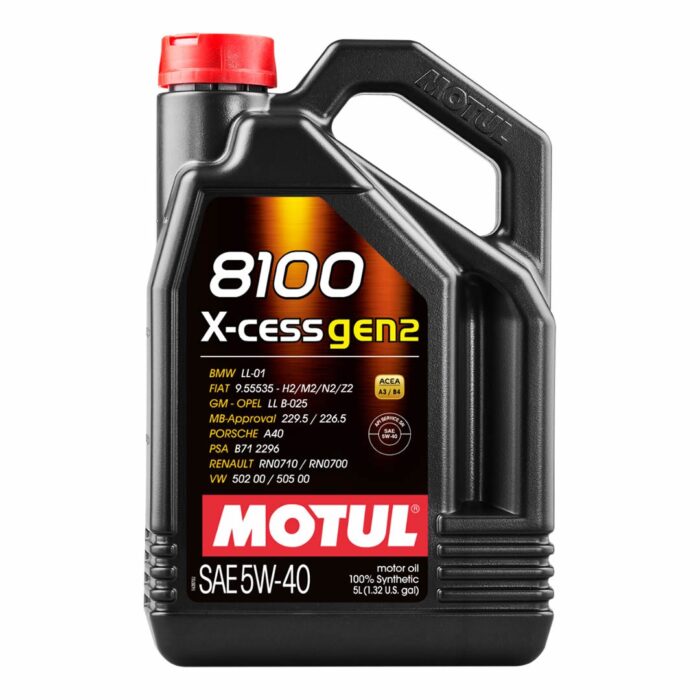 Motul 8100 X-Cess Gen2 5W40 5 Lt Motor Yağı - Görsel 1
