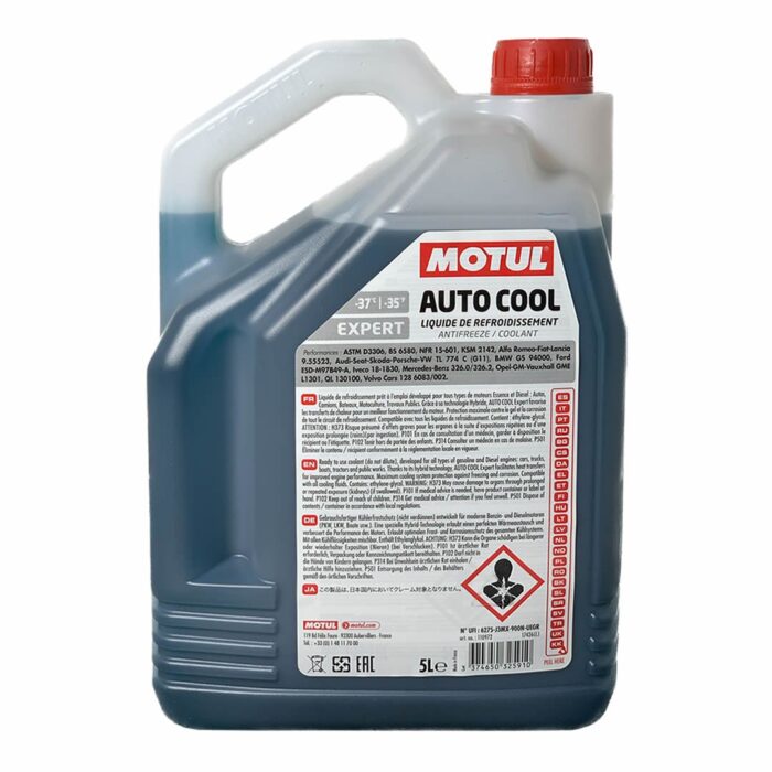 Motul Auto Cool Expert 5 Lt Mavi Antifriz - Görsel 3