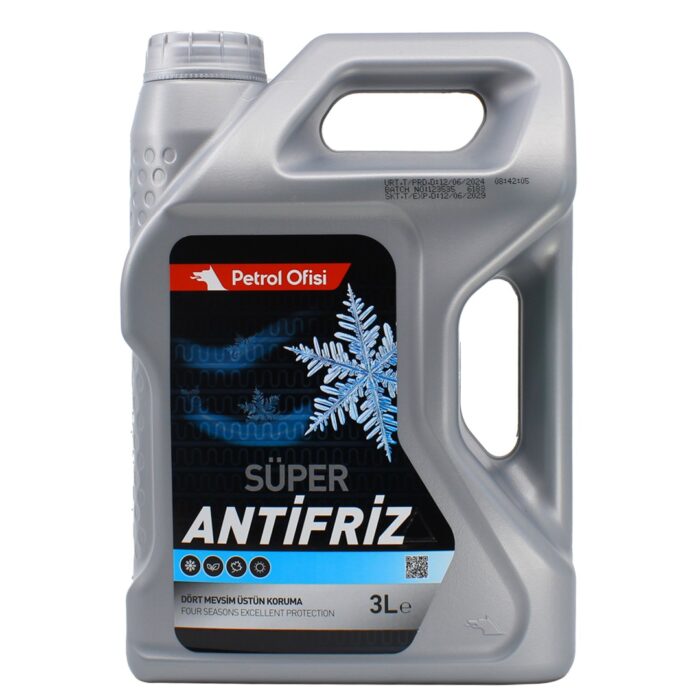 Petrol Ofisi Süper Antifriz 3 Lt Yeşil Antifiriz - Görsel 1