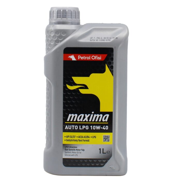 Petrol Ofisi Maxima Auto LPG 10W40 1 Lt Motor Yağı - Görsel 1