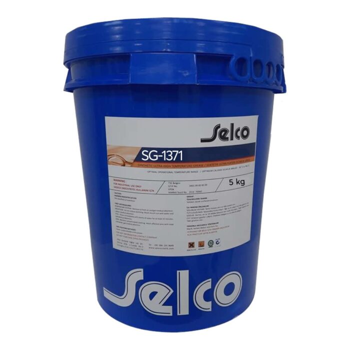 selco-sg1371-5kg.jpg Selco SG-1371 Sentetik Orta RPM Ağır Yük Gresi 5 Kg - Görsel 1