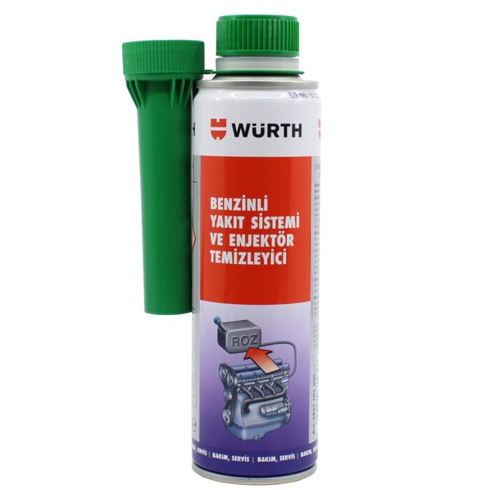 wurth-benzinli-yakit-sistemi-ve-enjektor-temizleyici.jpg Würth Benzinli Yakıt Sistemi ve Enjektör Temizleyici 300 Ml - Görsel 1
