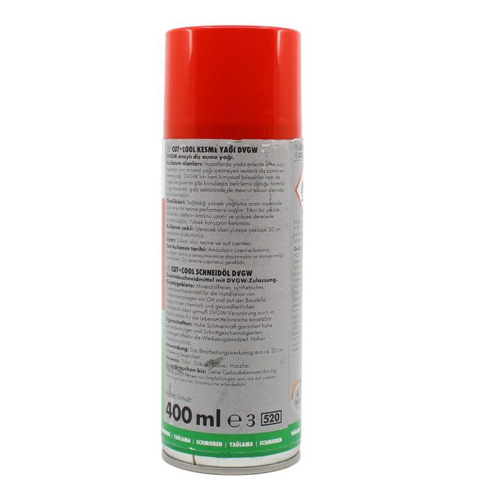 Würth Kesme ve Delme Yağı 400 Ml Cut + Cool DVGW - Görsel 2