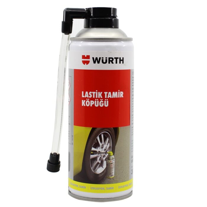 Würth Lastik Tamir Köpüğü 300 ML Otomobil ve Motosikletler İçin - Görsel 1