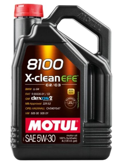 Motul 8100 X-Clean EFE 5W-30 Dexos2 Partiküllü - 4 Litre