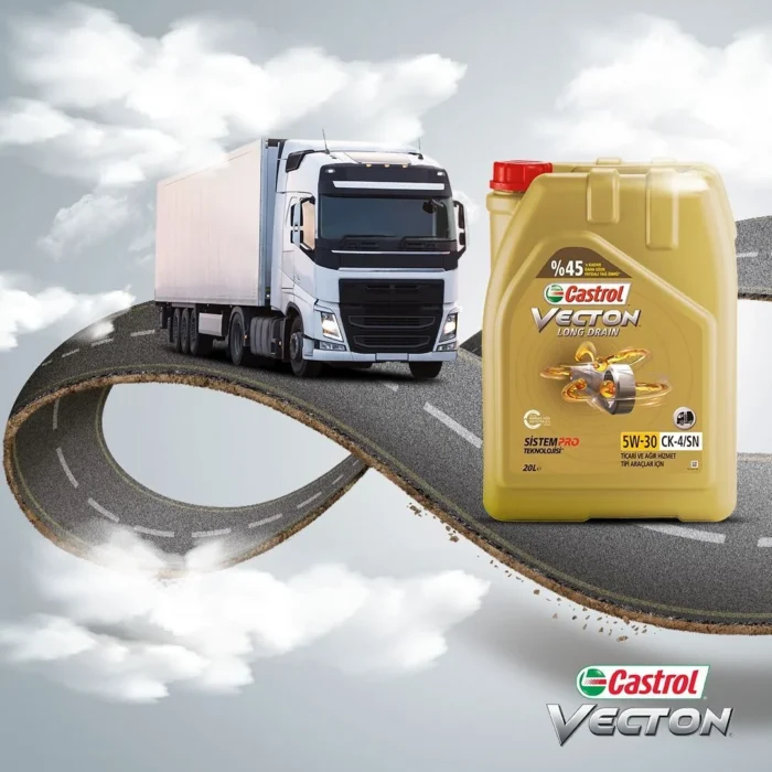 Castrol Vecton Long Drain 5W-30 20 Litre – Ağır Vasıta Motor Yağı - Görsel 2