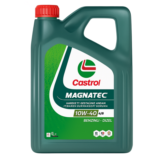 Castrol Magnatec 10W-40 4 Litre - 2025 Üretim Akıllı Molekül Teknolojisi - Görsel 1