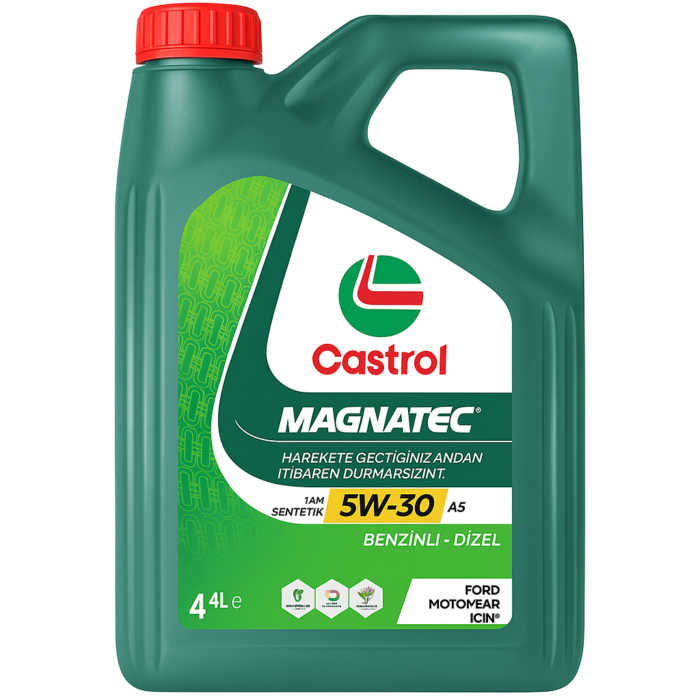 Castrol Magnatec A5 5W-30 Start-Stop 4 Litre - 2025 Üretim - Görsel 1