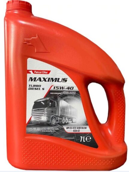 Petrol Ofisi Maximus Turbo Diesel S 15W-40 - 7 Litre Motor Yağı