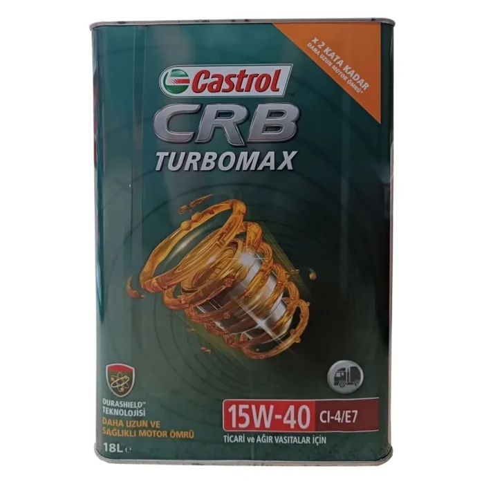 Castrol Turbomax 15W-40 18 Litre (16 KG) Motor Yağı - 2025 Üretim - Görsel 1