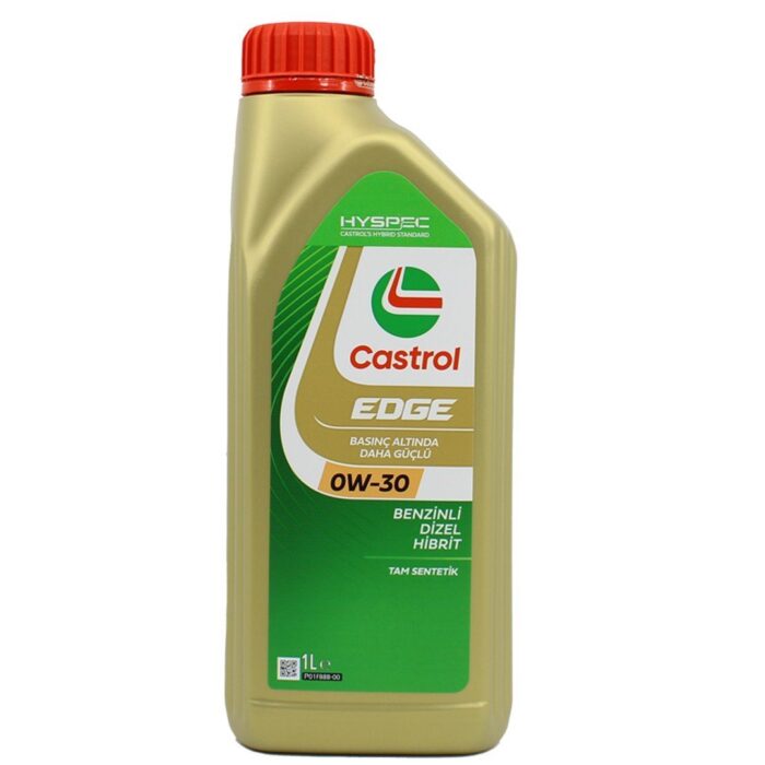 castrol-edge-0w30-1lt-1.jpg Castrol Edge 0W30 1 Lt Tam Sentetik Partiküllü Motor Yağı - Görsel 1