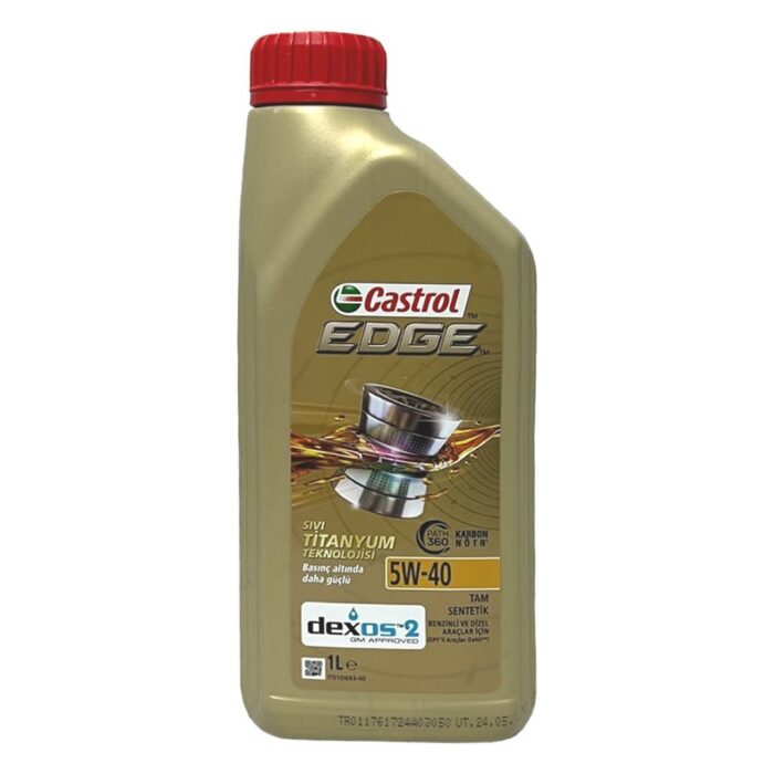 Castrol Edge 5W40 1 Lt Tam Sentetik Motor Yağı - Görsel 1