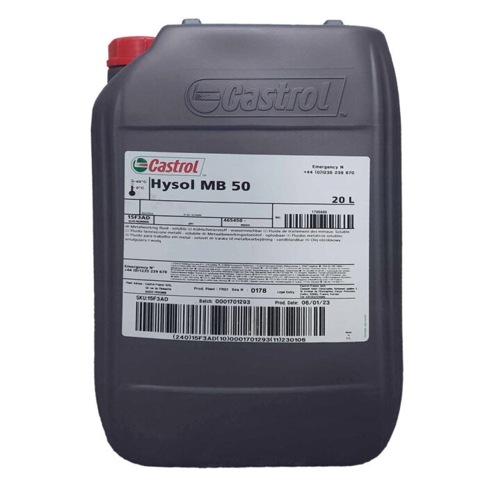 castrol-hysol-mb-50-20-lt-2.jpg Castrol Hysol MB 50 Bor Yağı 20 Lt Soğutma Sıvısı - Görsel 1