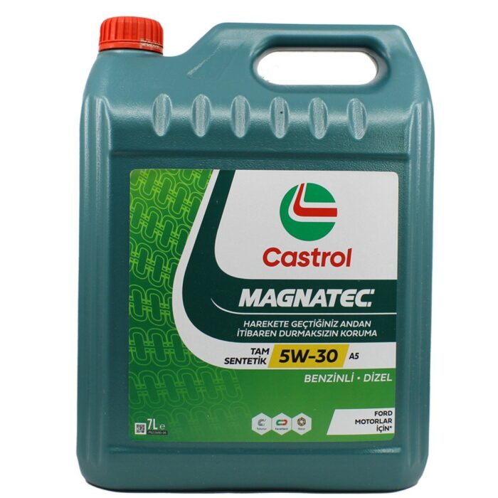 castrol-magnatec-a5-5w30-7lt.jpg Castrol Magnatec 5W30 A5 7 Lt Tam Sentetik Motor Yağı - Görsel 1