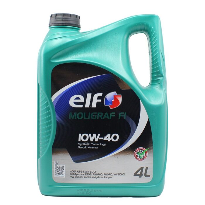 elf-moligraf-fl-10w40-4lt.jpg Elf Moligraf F1 10W-40 4 Lt Motor Yağı - Görsel 1