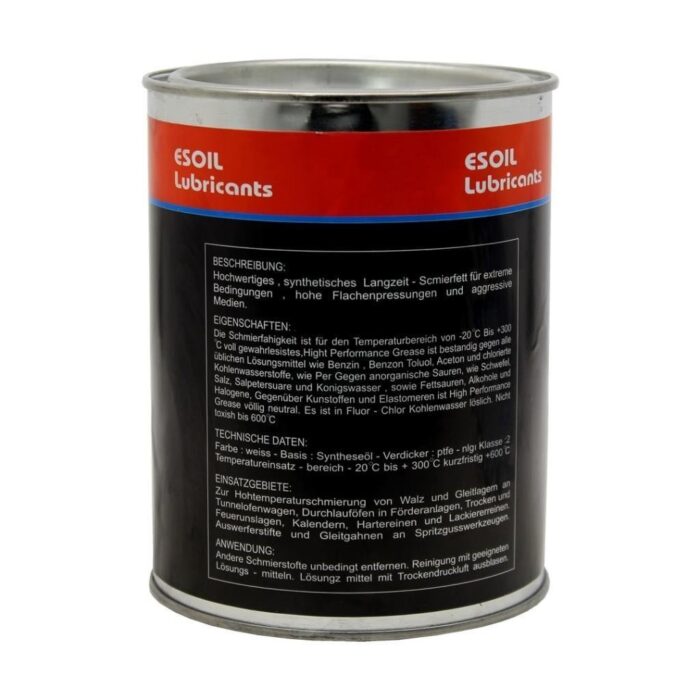 Esoil HT 600 1 Kg Yüksek Sıcağa Dayanıklı Beyaz Gres - Görsel 3