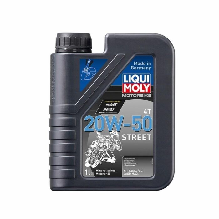 image_1080-1095.jpg Liqui Moly 20W-50 4T Basic Street 1 Lt Motosiklet Yağı (1500) - Görsel 1