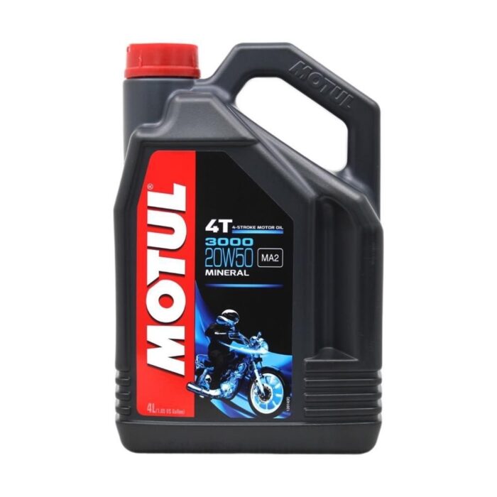 Motul 3000 20W50 4T 4 Lt 4 Zamanlı Motosiklet Yağı - Görsel 1
