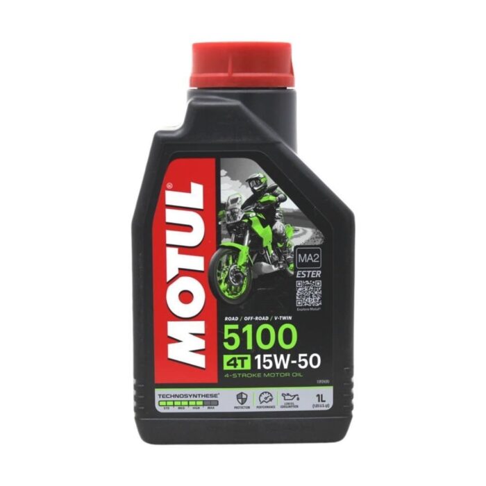 Motul 5100 15W50 4T 1 Lt 4 Zamanlı Motosiklet Yağı - Görsel 1
