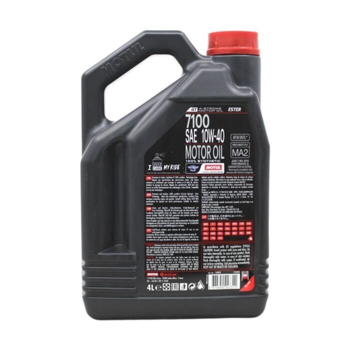 Motul 7100 4T 10W40 4 Lt Motosiklet Yağı - Görsel 4