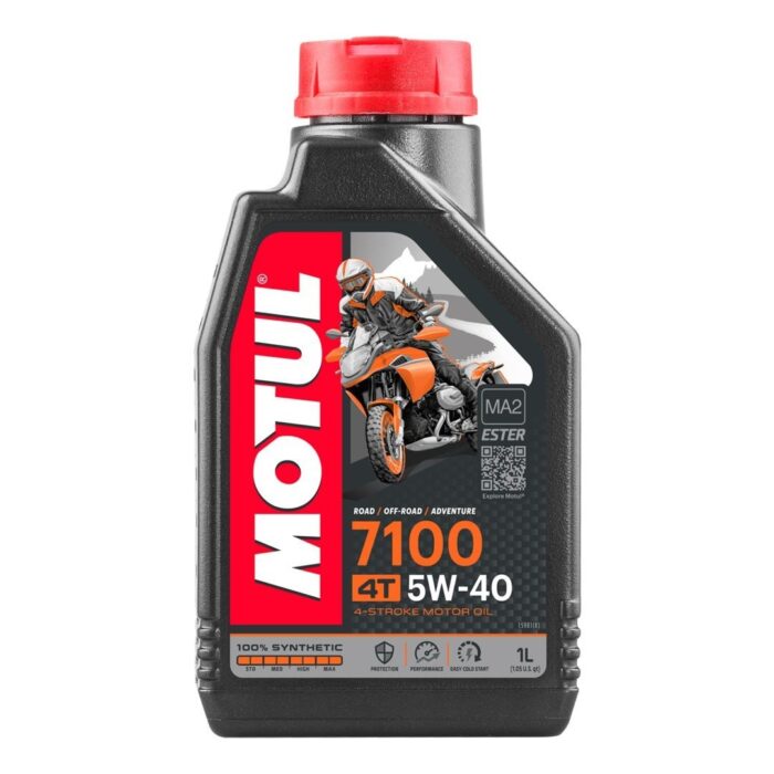 Motul 7100 4T 5W40 1 Lt Motosiklet Yağı - Görsel 1