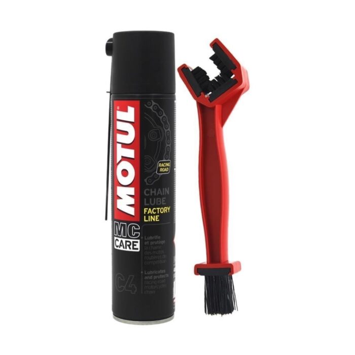 image_1080-1263-1.jpg Motul C4 Zincir Yağı 400 Ml + Zincir Temizleme Fırçası - Görsel 1