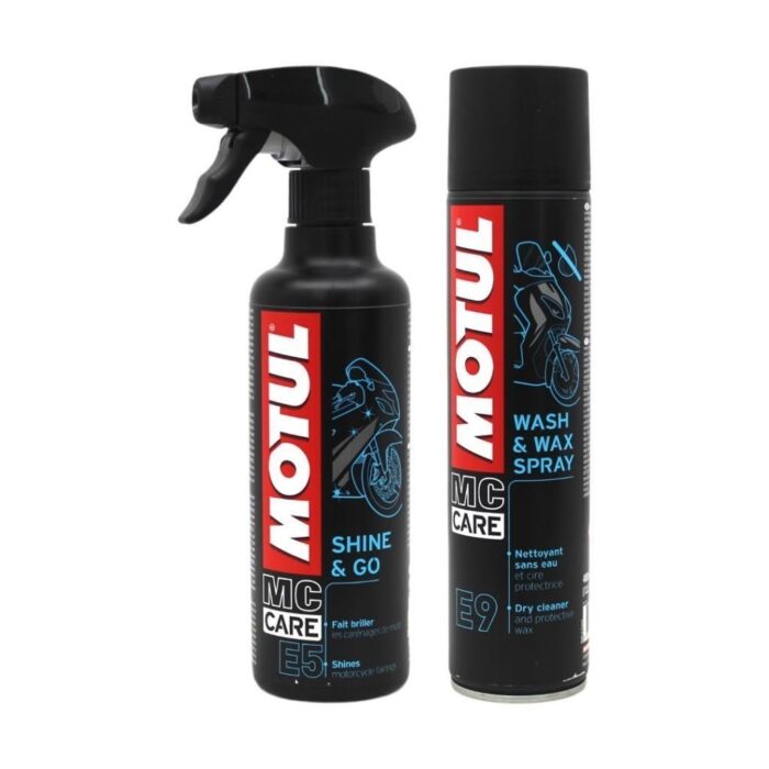 image_1080-1281-1.jpg Motul E5 Shine & Go 400 Ml. + Motul E9 Wash & Wax Spray 400 Ml. - Görsel 1