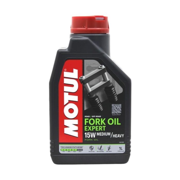 Motul Fork Oil Expert Medium Heavy 15W 1 Lt Amortisör Yağı - Görsel 1