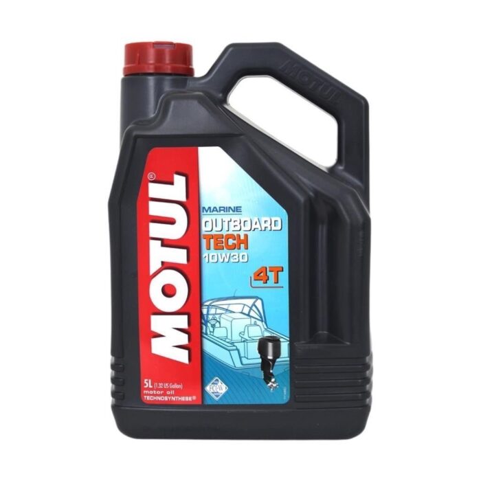 image_1080-1331-1.jpg Motul Marine Outboard Tech 4T 10W30 5 Lt Tekne Motor Yağı - Görsel 1