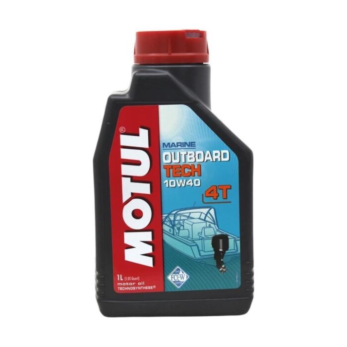 Motul Marine Outboard Tech 4T 10W40 1 Lt Tekne Motor Yağı - Görsel 1