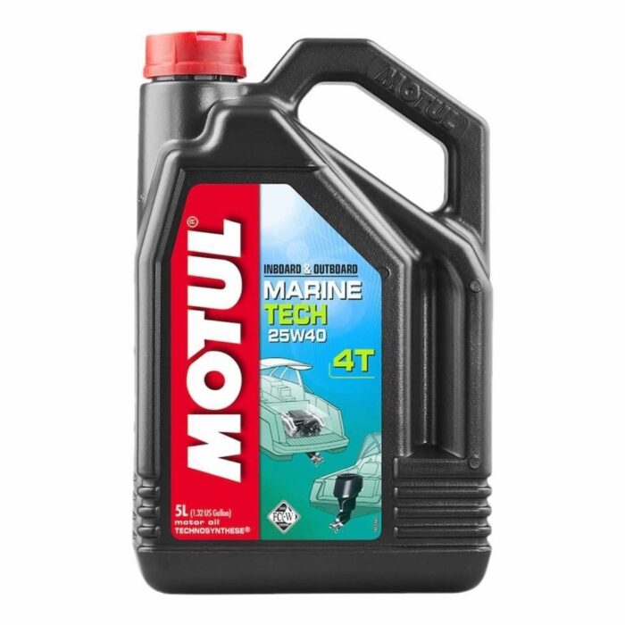 Motul Marine Tech 25W40 4T 5 Lt 4 Zamanlı Tekne Motor Yağı - Görsel 1