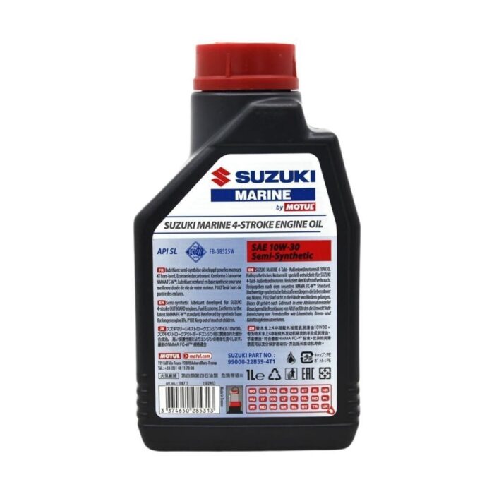Motul Suzuki Marine 4T SAE 10W30 1 Lt Tekne Motor Yağı - Görsel 4