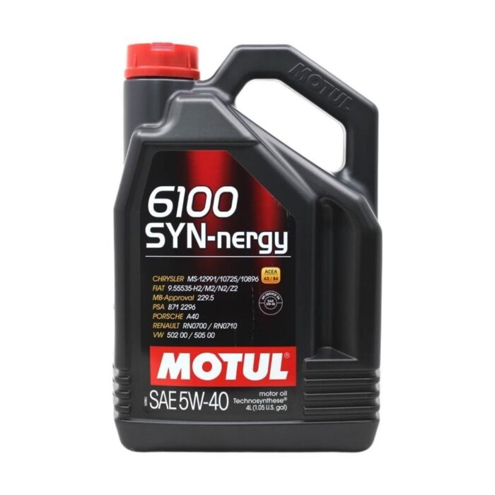 image_1080-157.jpg Motul 6100 SYN-Nergy 5W40 4 Lt Motor Yağı - Görsel 1