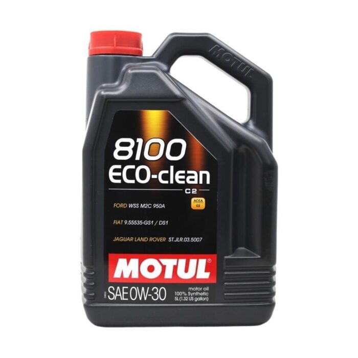 Motul 8100 Eco-Clean 0W30 5 Lt Tam Sentetik Motor Yağı - Görsel 1