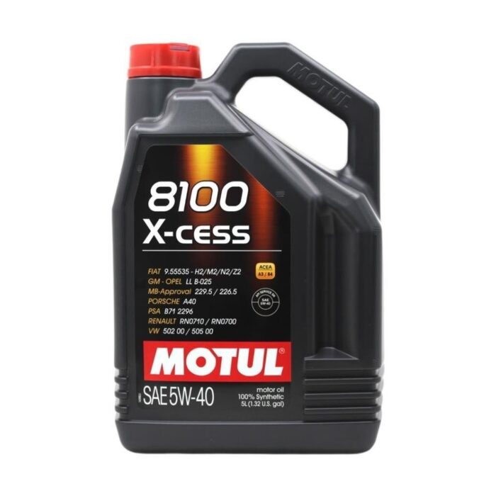 image_1080-188.jpg Motul 8100 X-Cess 5W40 5 Lt Tam Sentetik Motor Yağı - Görsel 1