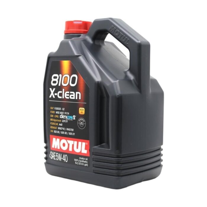 Motul 8100 X-Clean 5W40 5 Lt Tam Sentetik Motor Yağı - Görsel 2