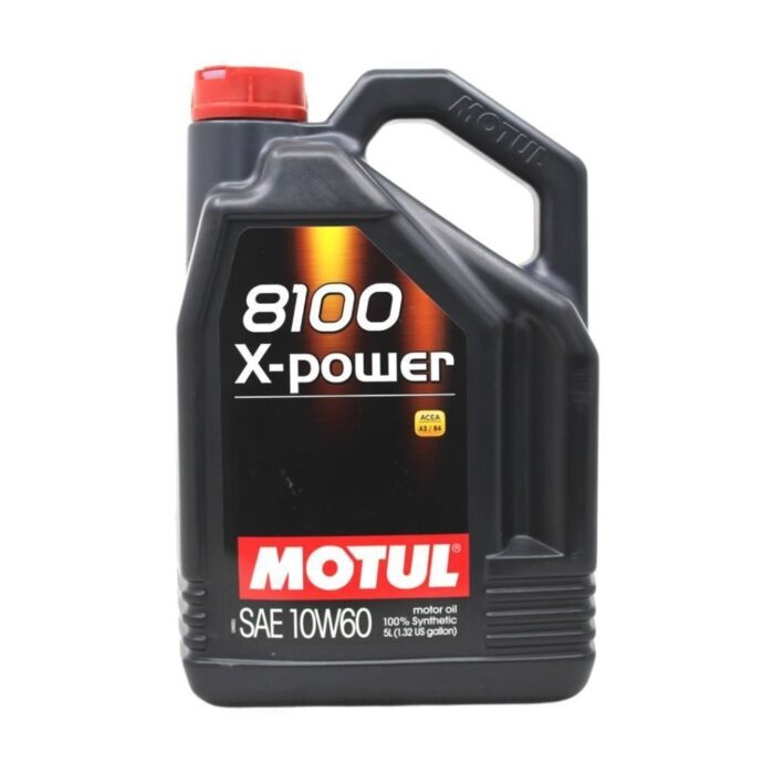 Motul 8100 X-Power 10W60 5 Lt Tam Sentetik Motor Yağı - Görsel 1