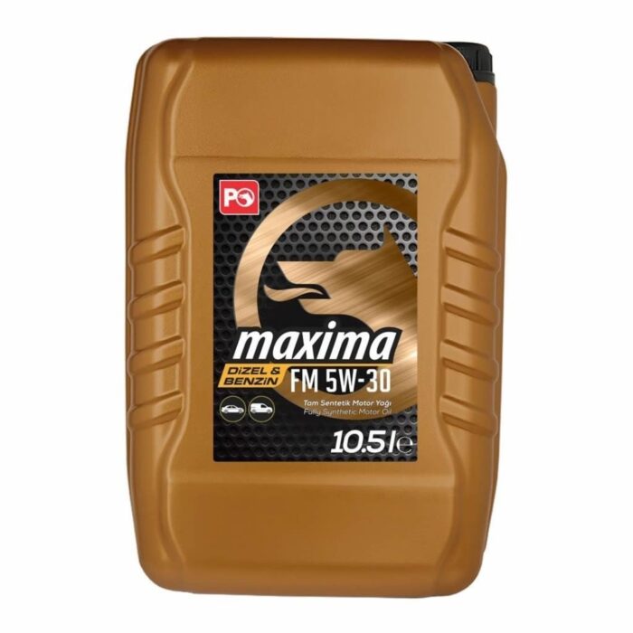 image_1080-271-1.jpg Petrol Ofisi Maxima FM 5W30 10.5 Lt Tam Sentetik Motor Yağı - Görsel 1