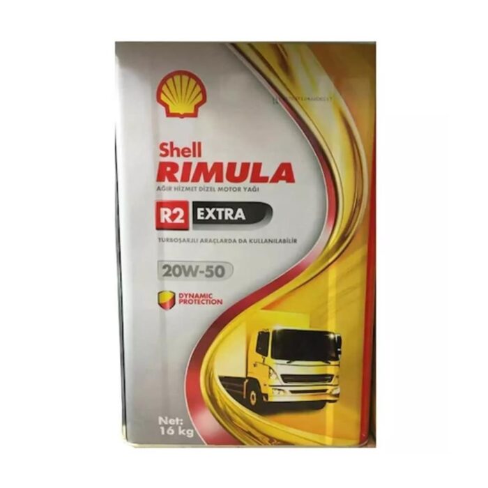 image_1080-295-1.jpg Shell Rimula R2 Extra 20W-50 16 Lt Ağır Hizmet Motor Yağı - Görsel 1