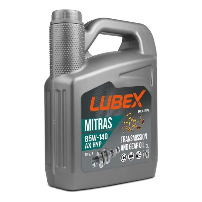 Lubex Mitras AX HYP 85W140 3 Lt Şanzıman ve Diferansiyel Yağı - Görsel 1