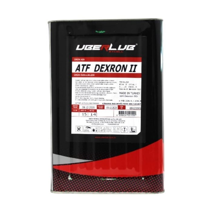 image_1080-500.jpg Uberlub Excell ATF Dexron 2 16 Lt Otomatik Şanzıman Yağı - Görsel 1