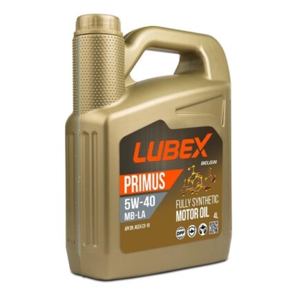 Lubex Primus MB-LA 5W40 4 Lt Tam Sentetik Motor Yağı