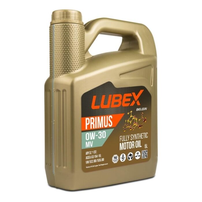 Lubex Primus MV 0W30 5 Lt Tam Sentetik Motor Yağı - Görsel 1