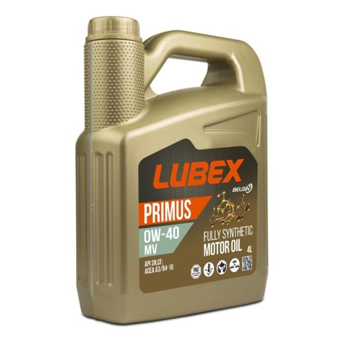 image_1080-61.jpg Lubex Primus MV 0W40 4 Lt Tam Sentetik Motor Yağı - Görsel 1