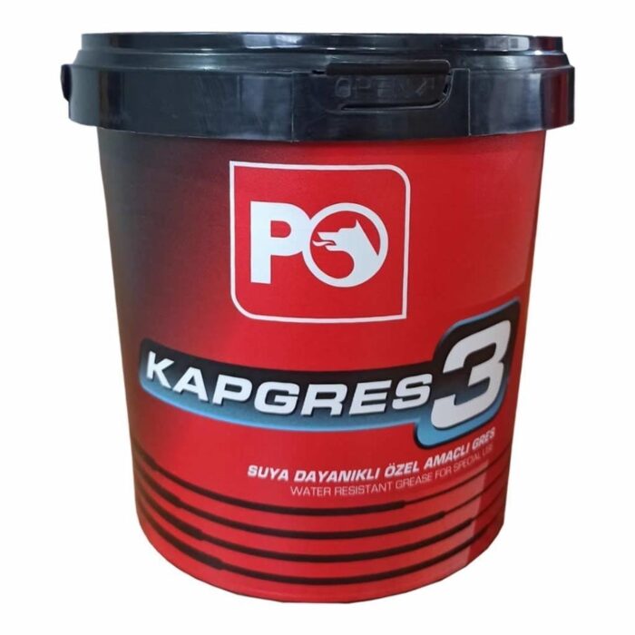 Petrol Ofisi Kap Gres 3 0,9 Kg Kalsiyum Sabunlu Kırmızı Gres - Görsel 1